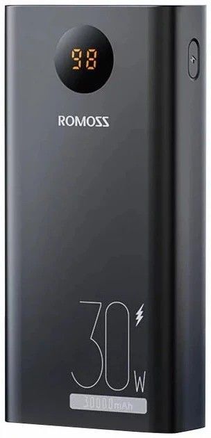 Павербанк Romoss 30000mAh PEA30 30W чорний фото1