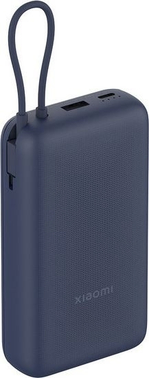 Павербанк Xiaomi 20000mAh 33W(Integrated Cable) синій фото1