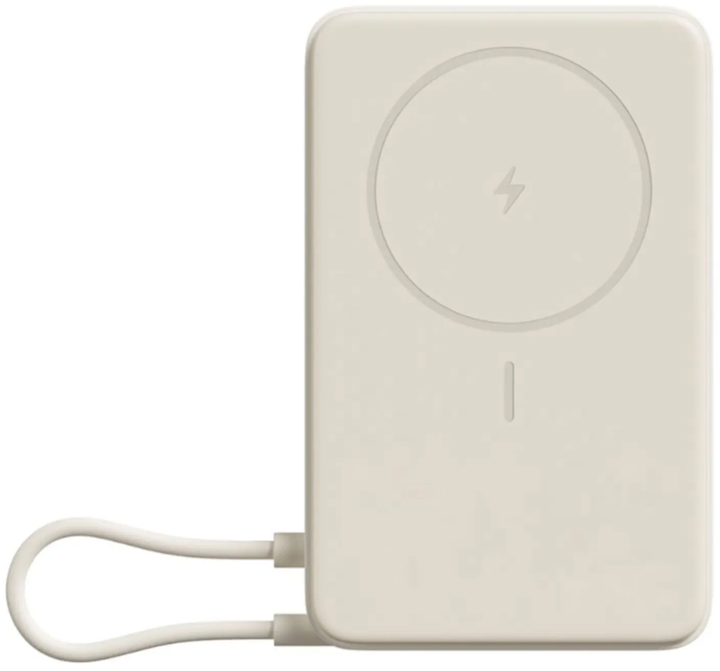 Павербанк Xiaomi Magnetic&Wireless 10000mAh 15W бежевий фото1