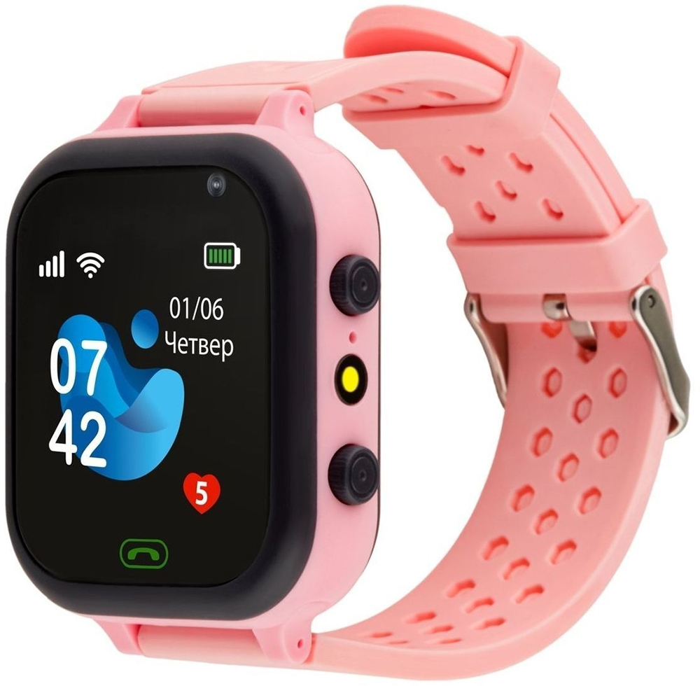 Смарт-годинник для дітей AmiGo GO009 Pink (996384) фото1