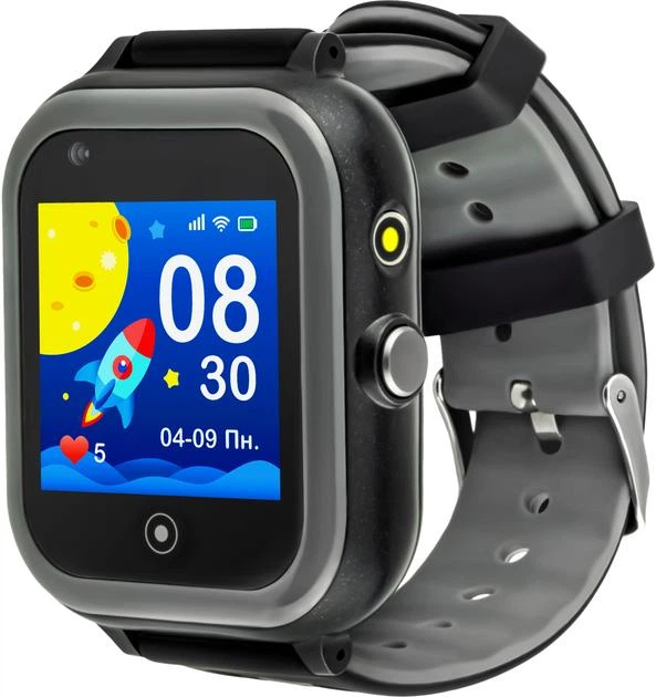 Смарт-годинник для дітей GARMIX PointPRO-200 4G BLACK Чорний фото1