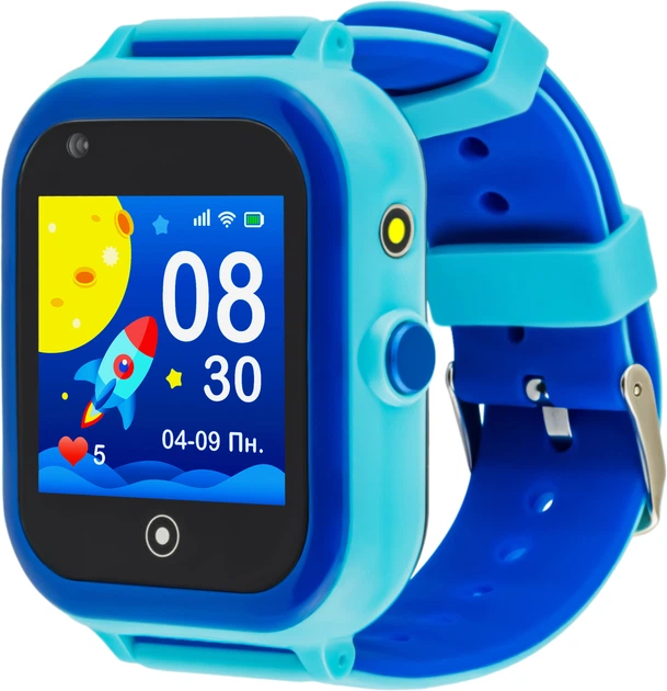 Смарт-годинник для дітей GARMIX PointPRO-200 4G BLUE Блакит. фото1