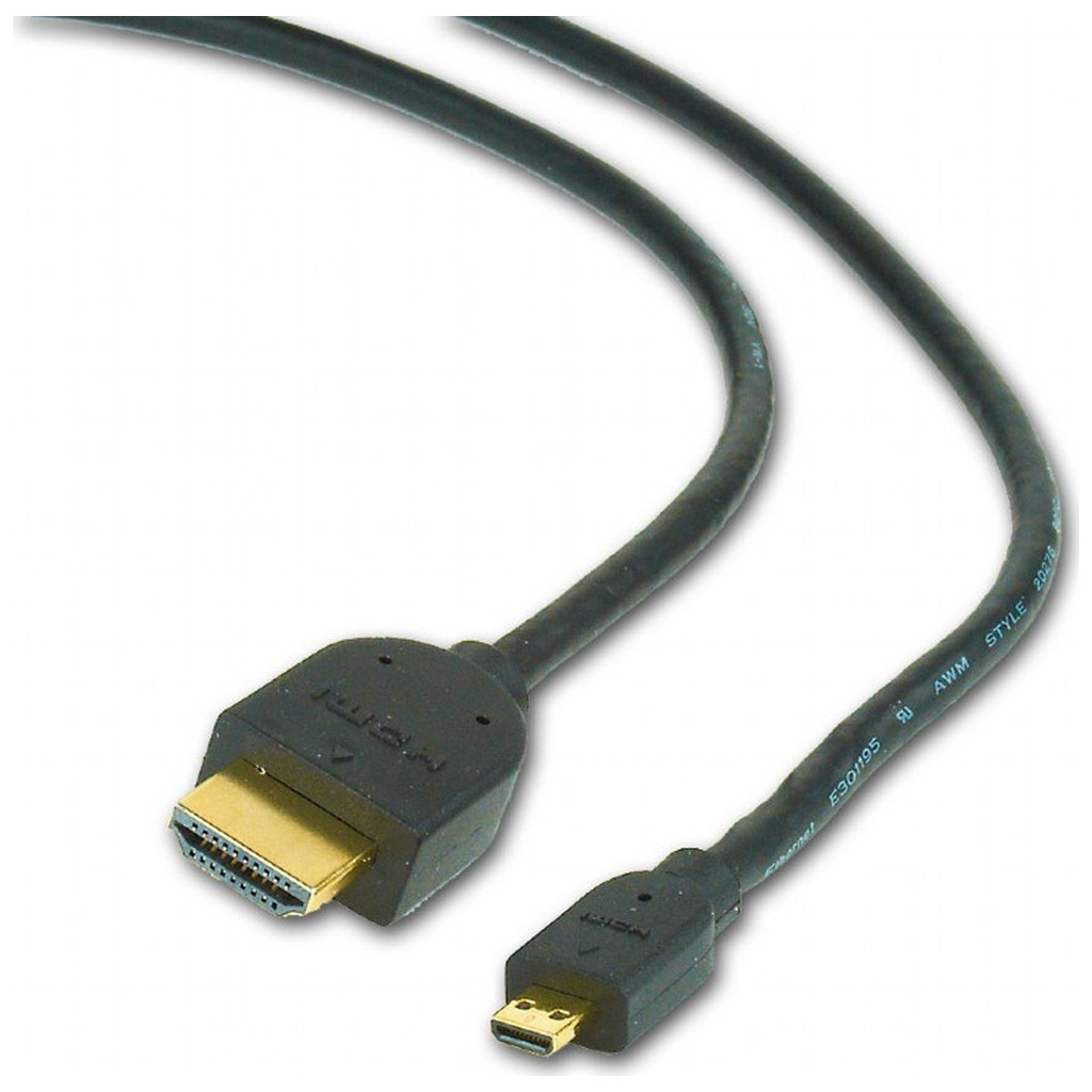 Кабель HDMI M to HDMI micro M 3.0m Cablexpert (CC-HDMID-10) фото1