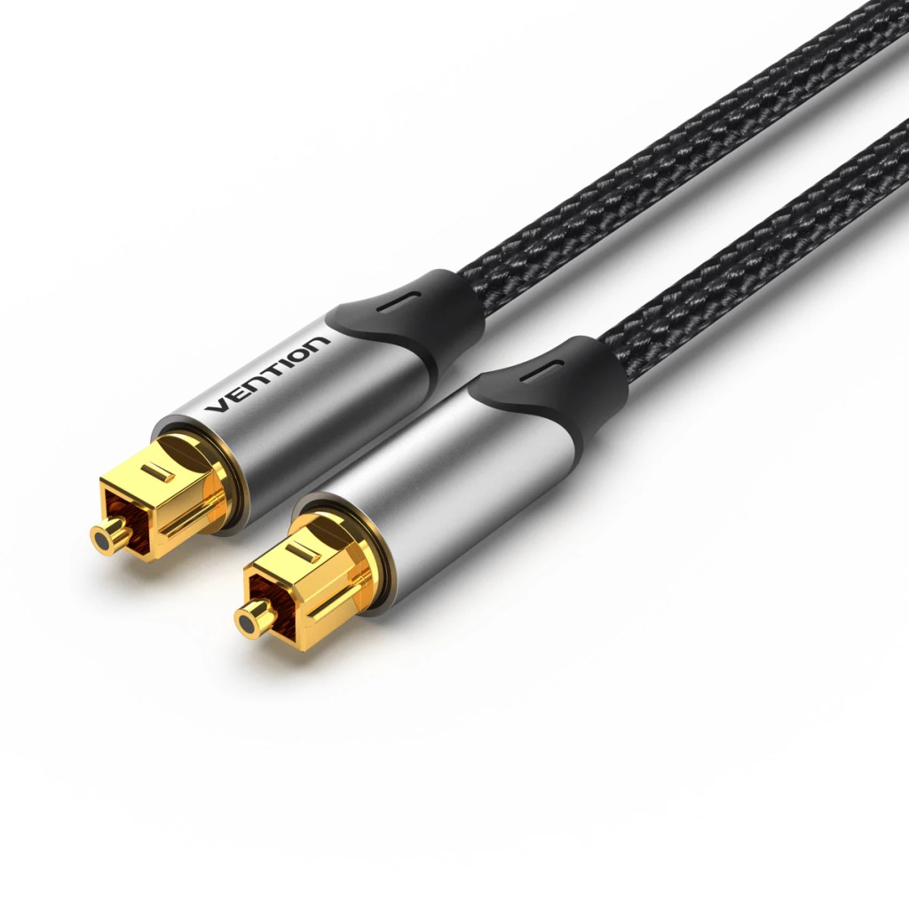 Кабель Optical Toslink 1.0m gray Vention (BAVHF) фото1