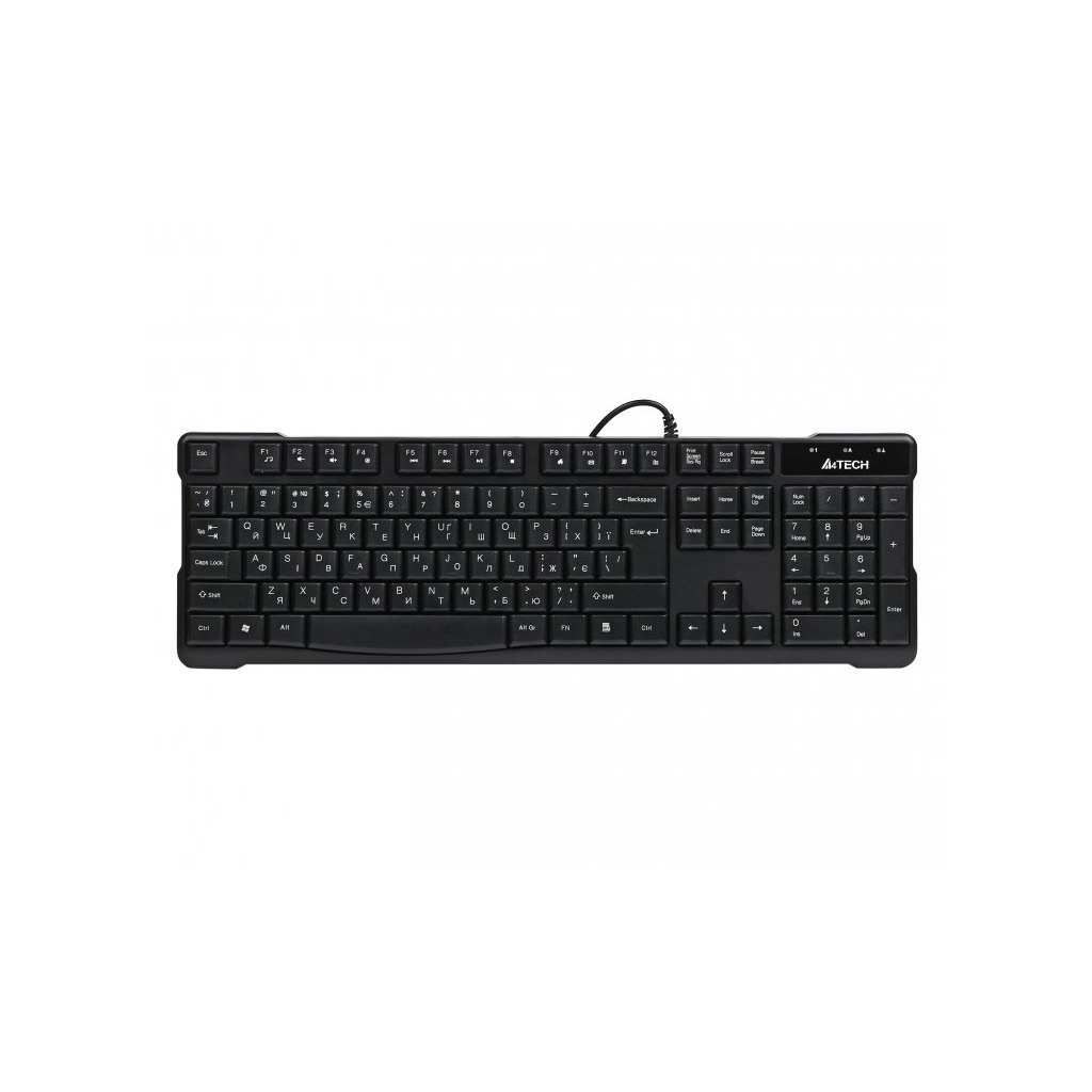 Клавіатура A4Tech KR-750-BLACK-US (4711421805827) фото1
