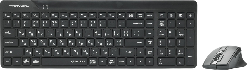 Комплект A4Tech FG2400 Air2 Wireless UA Black (4711421000062) фото1