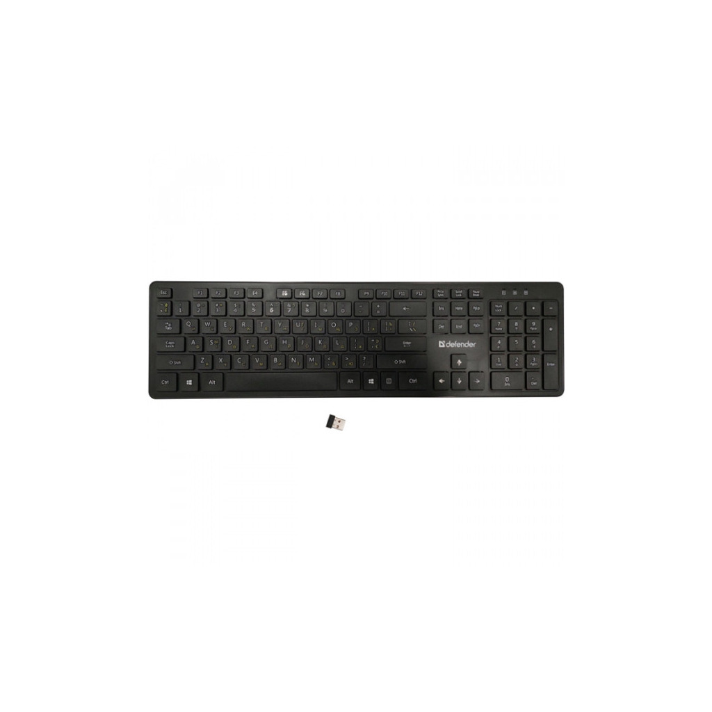 Клавиатура Defender Comfort MT Wireless UA Black (450950) фото1