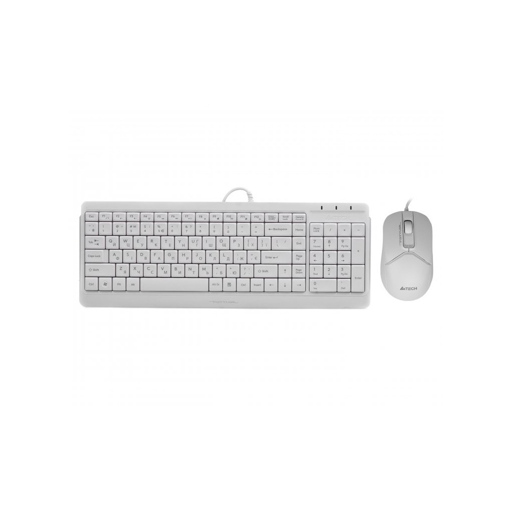 Комплект A4Tech F1512 White (4711421958004) фото1