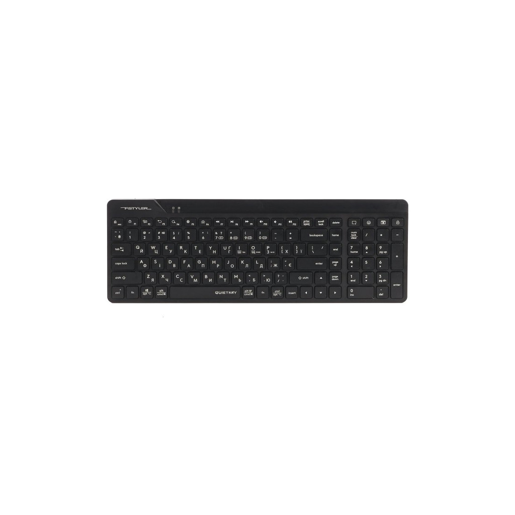 Клавіатура A4Tech FBK23 AS Wireless/Bluetooth Black (4711421001168) фото1