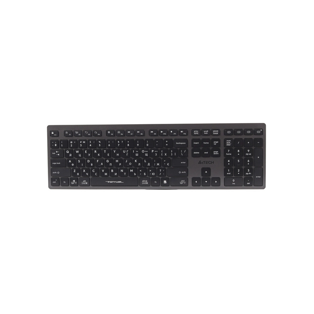 Клавіатура A4Tech FBX50C Wireless/Bluetooth Grey (4711421969697) фото1