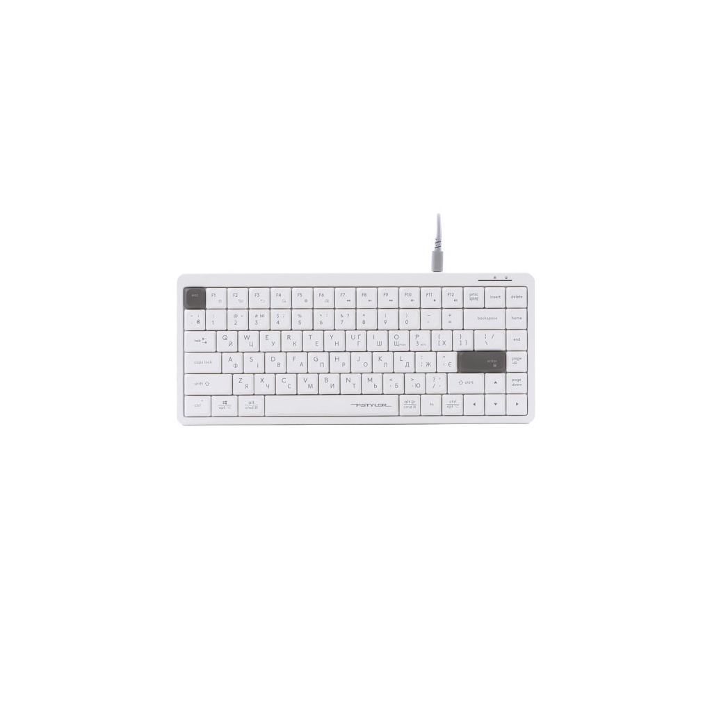 Клавіатура A4Tech FX53 USB UA White (4711421002400) фото1