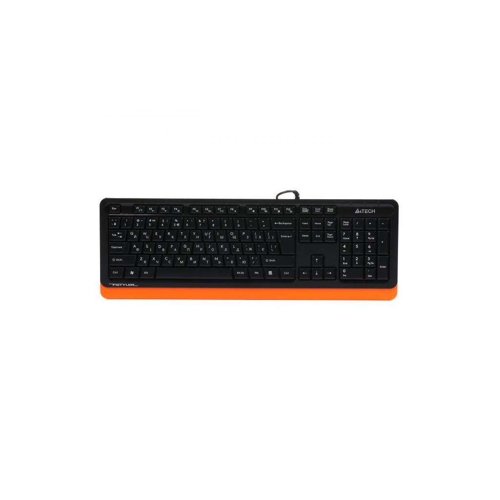 Клавіатура A4Tech FKS10 USB Orange (4711421963398) фото1