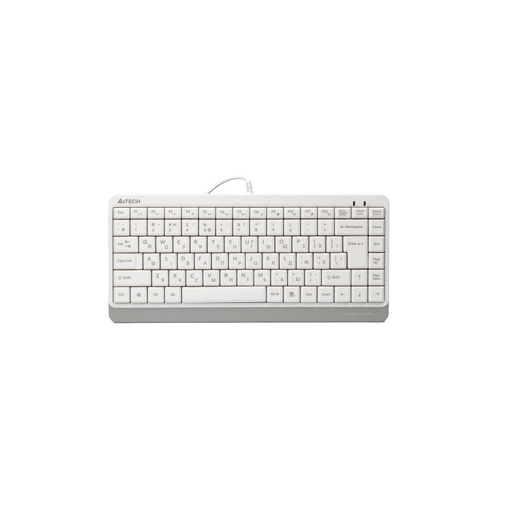 Клавіатура A4Tech FK11 Fstyler Compact Size USB White (4711421953245) фото1