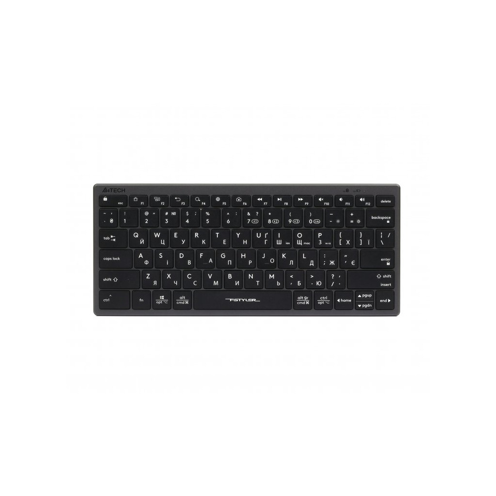 Клавіатура A4Tech FBX51C Wireless/Bluetooth Grey (4711421969765) фото1