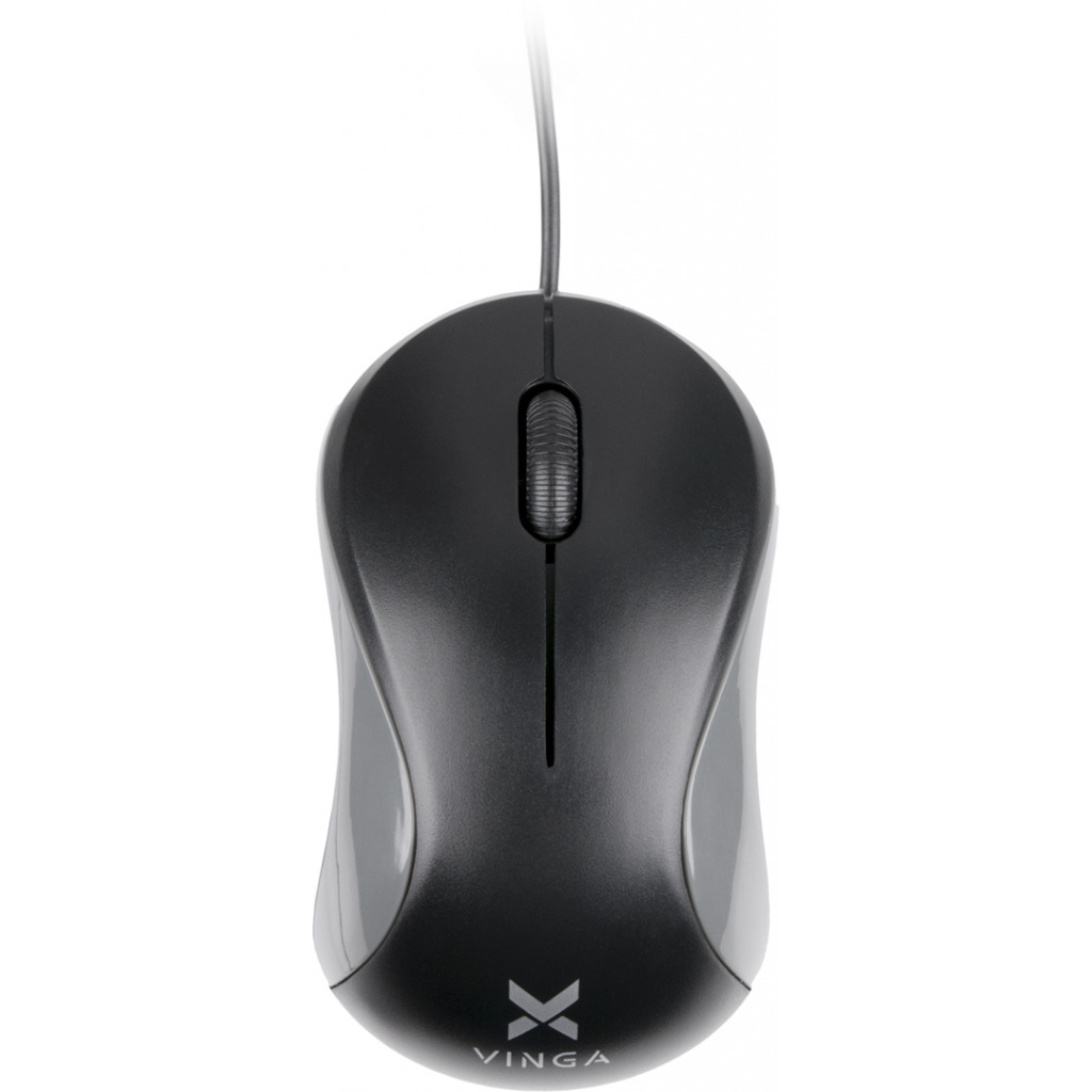 Мишка Vinga MS-882 black - gray фото1