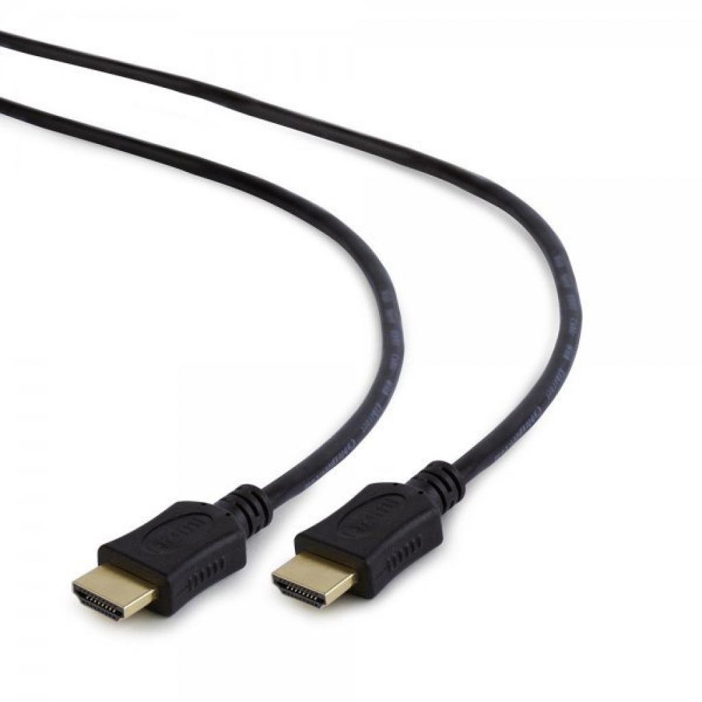 Кабель мультимедійний HDMI M to HDMI M 1.0m Cablexpert (CC-HDMI4L-1M) фото1