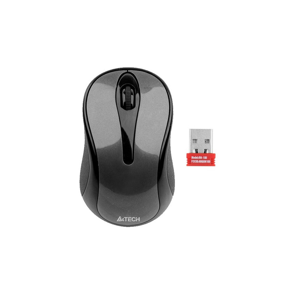 Мишка A4Tech G3-280N Glossy grey (4711421874007) фото1