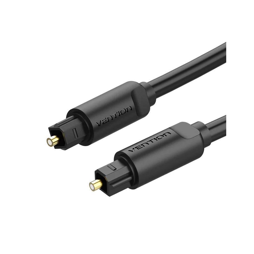Кабель мультимедійний Optical Toslink 2.0m black Vention (BAEBH) фото1