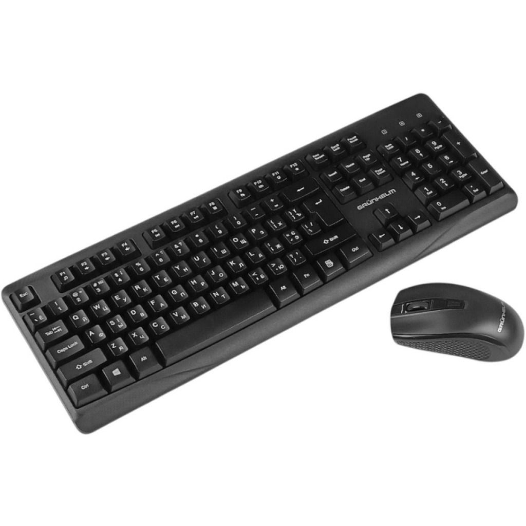 Комплект Grunhelm KBM-4810WL Wireless UA Black (126877) фото1