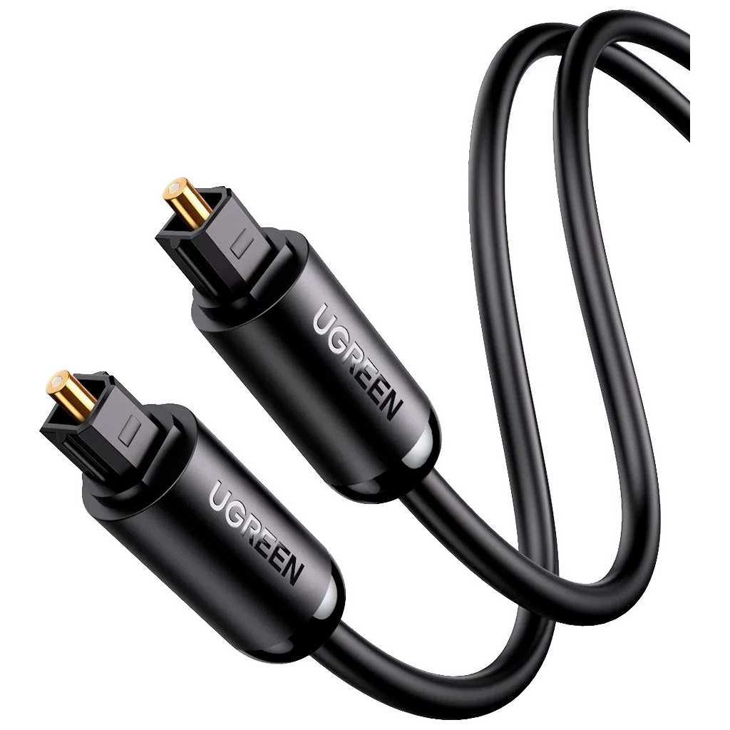 Кабель мультимедійний Optical Toslink 3.0m AV122 black Ugreen (70893) фото1
