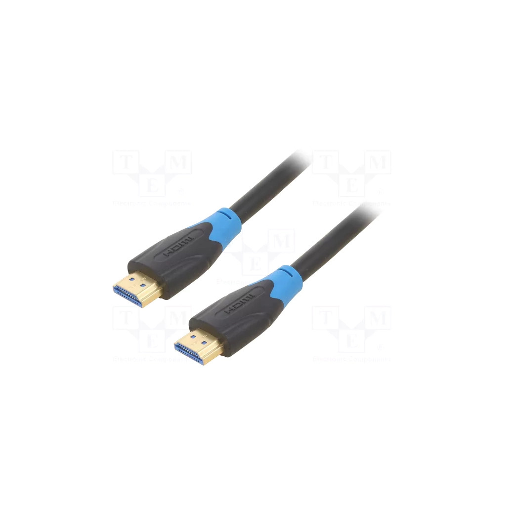 Кабель HDMI M to HDMI M 1.0m 4K60Hz black Vention (AAGBF) фото1