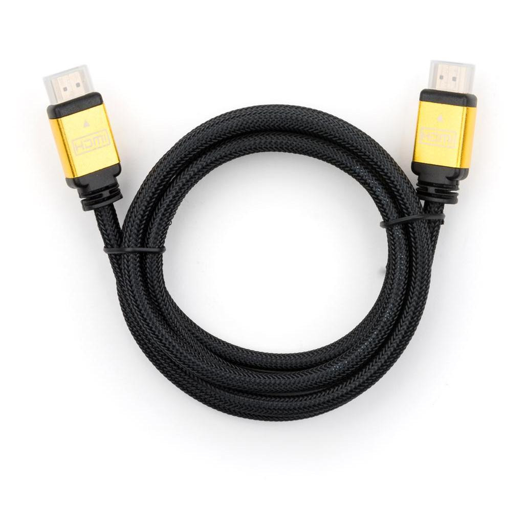 Кабель HDMI M to HDMI M 3.0m V2.0 Vinga (VCPDCHDMI2VMM3BK) фото1