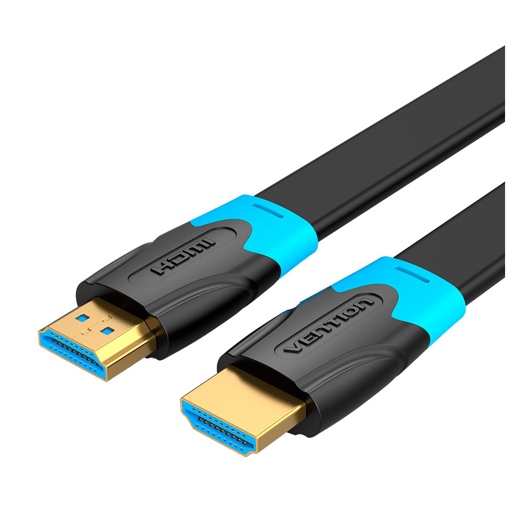 Кабель мультимедійний HDMI M to HDMI M 1.5m black Vention (AAKBG) фото1