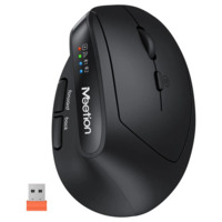 Мишка Meetion BTM008 Wireless/Bluetooth Black (MT-BTM008-A)