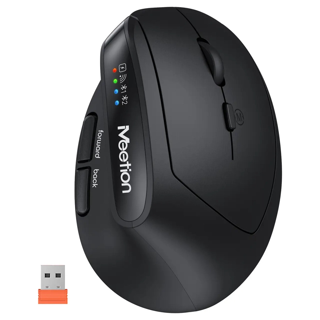 Мышь Meetion BTM008 Wireless/Bluetooth Black (MT-BTM008-A) фото1