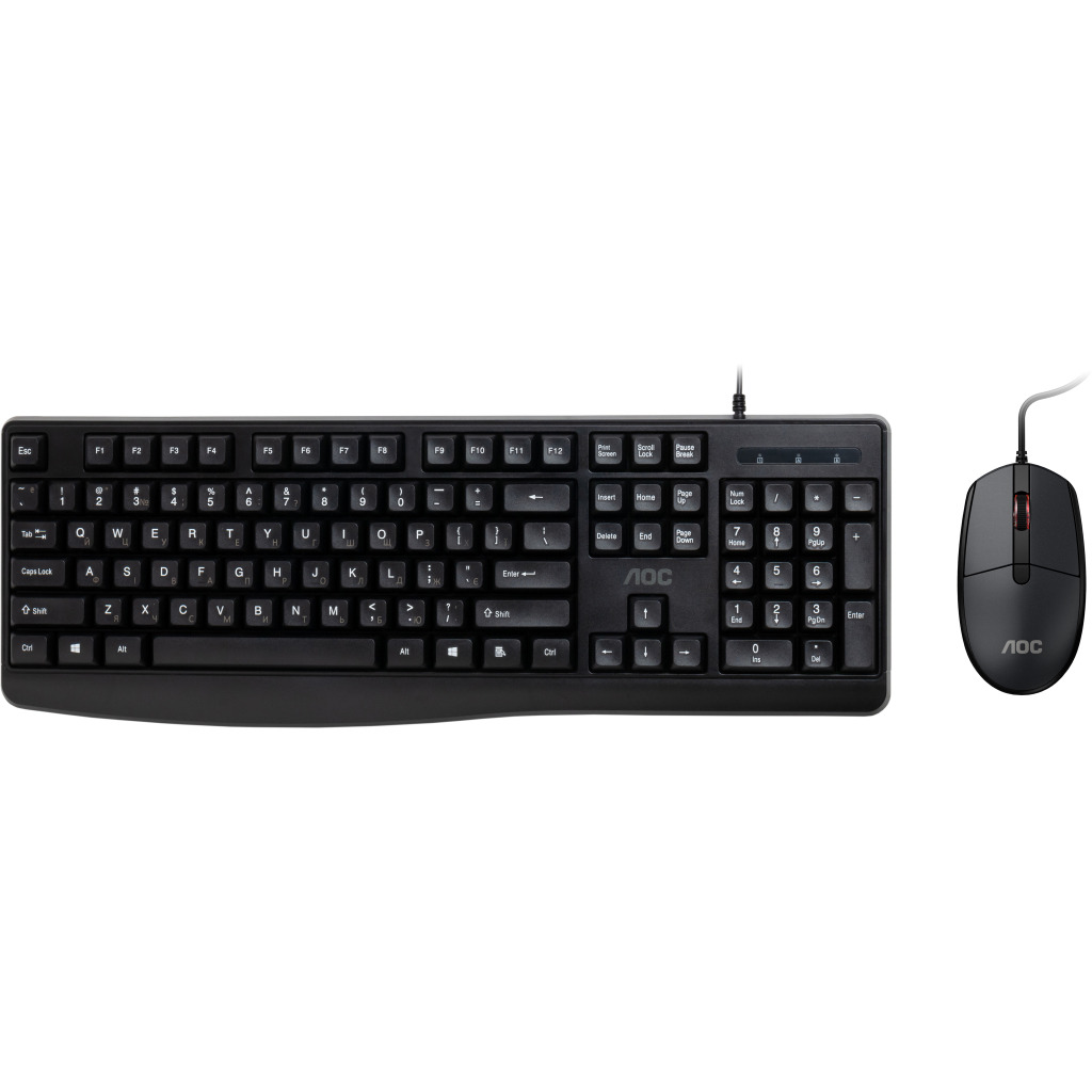 Комплект AOC KM170B USB UA Black (KM170B/97) фото1
