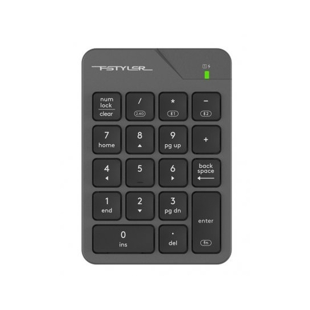 Клавіатура A4Tech FBK21C Wireless/Bluetooth Smoky Grey (4711421995108) фото1