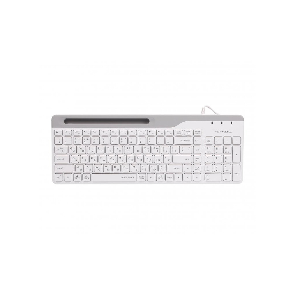 Клавіатура A4Tech FK25 USB White (4711421959896) фото1