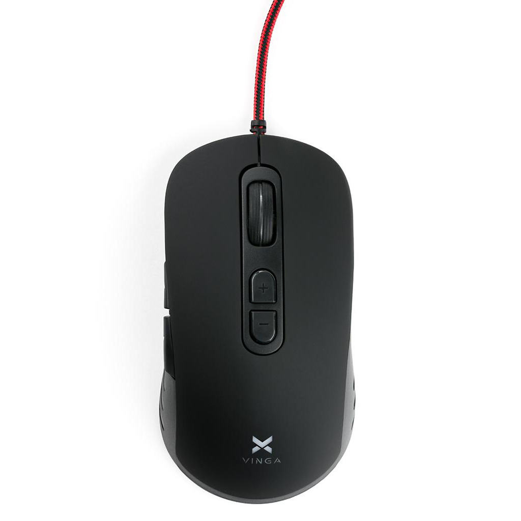 Ігрова мишка Vinga MSG-868 Silent black фото1