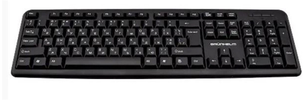 Клавиатура Grunhelm KB-101WD USB UA Black (109327) фото1