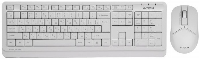 Комплект A4Tech FG1012 Wireless White (4711421970952) фото1
