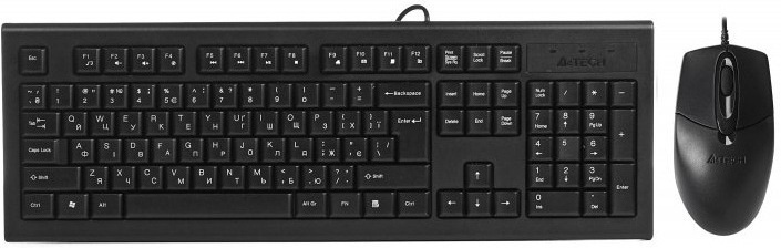 Комплект A4Tech KR-8572 USB Black (4711421857208) фото1