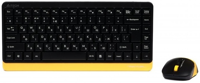 Комплект A4Tech FG1110 Wireless Bumblebee (4711421987752) фото1