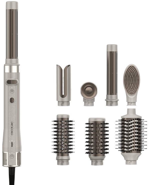 Стайлер Cecotec Bamba CeramicCare 8in1 AirGlisse Gyro Champagne (A01_EU01_112528) фото1