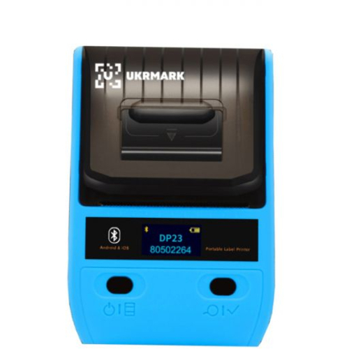Принтер для печати этикеток UKRMARK AT 10EW USB, Bluetooth, NFC, blue (900319)