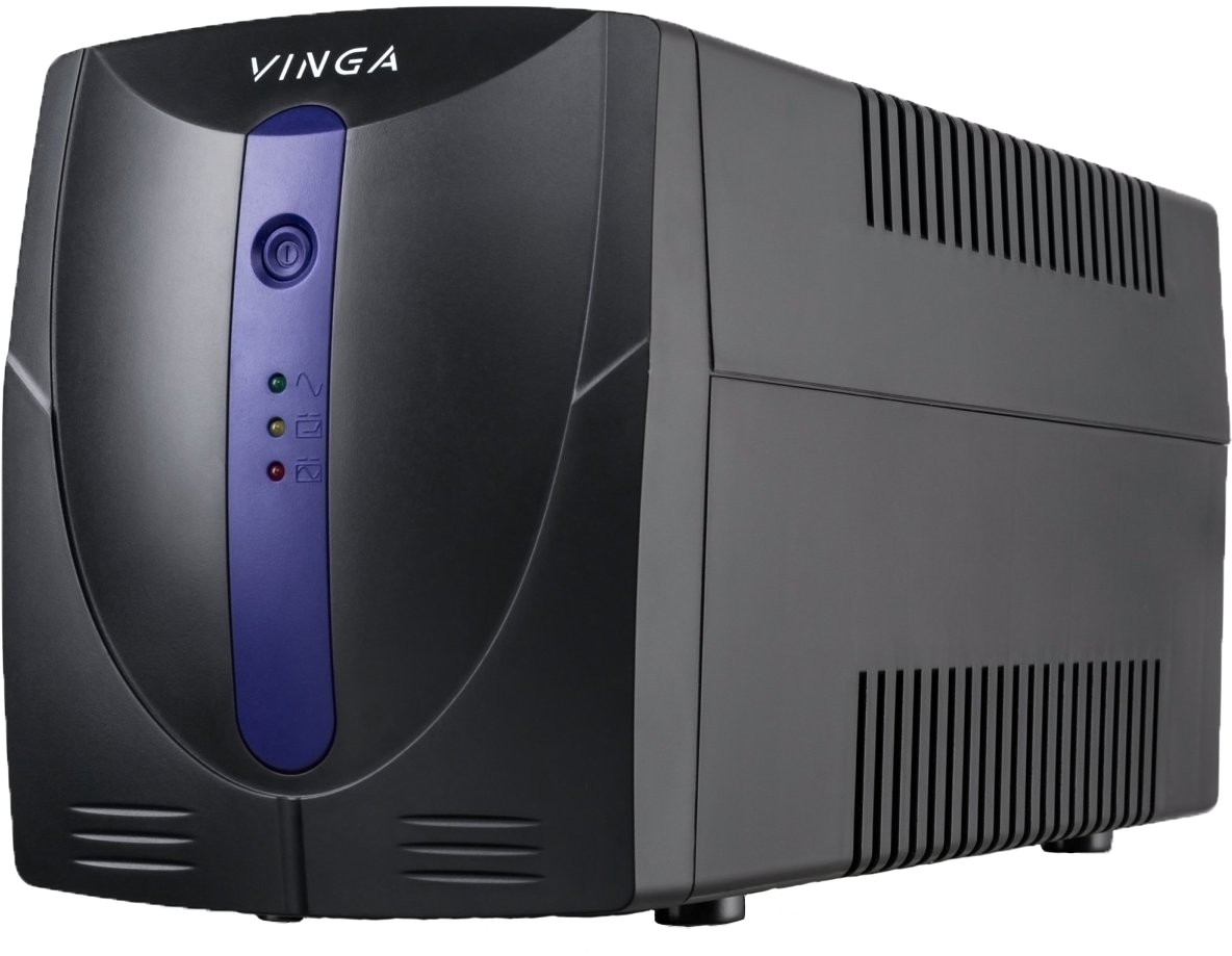 ДБЖ Vinga LED 1500VA plastic case (VPE-1500P) фото1