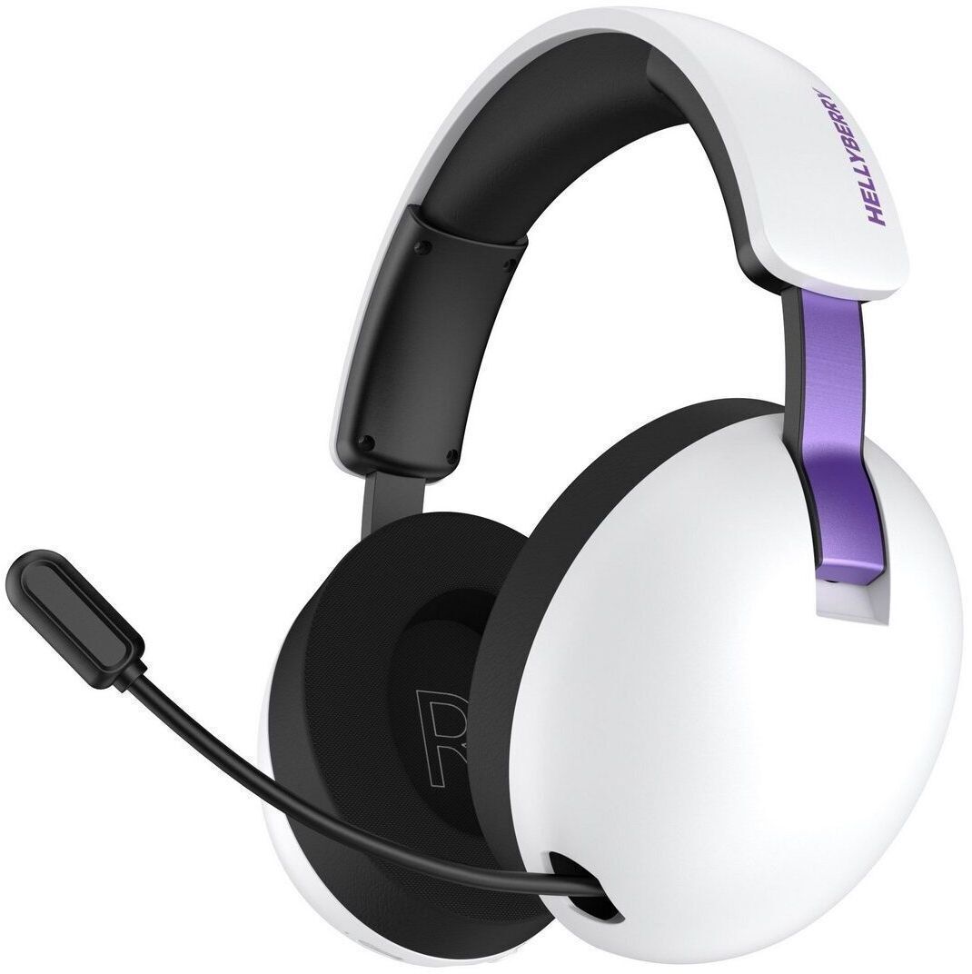 Игровая гарнитура Hator Hellyberry HH30 Wireless White-Violet (HH30_wireless_WV) фото1