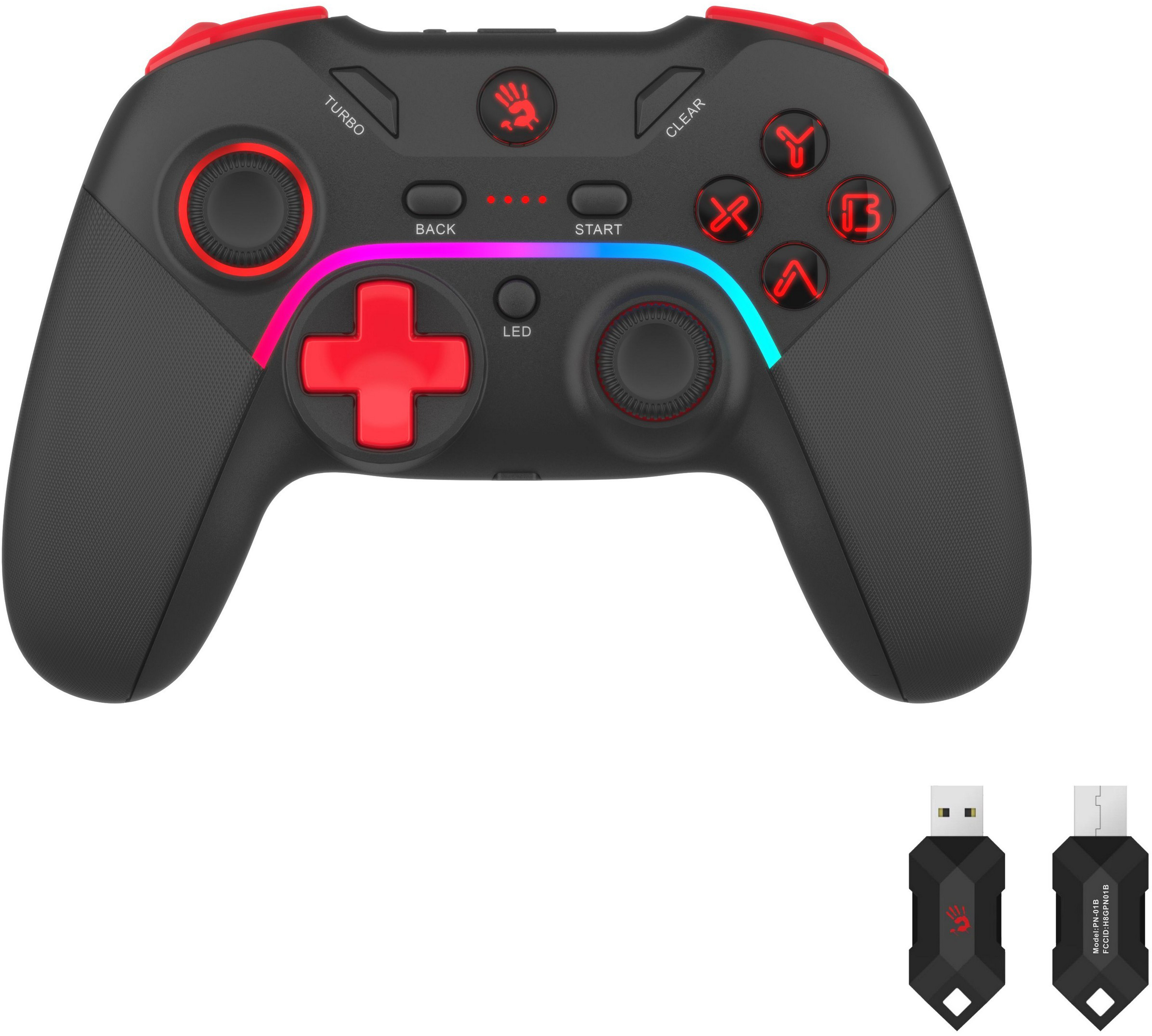 Геймпад A4Tech Bloody GPW70 Wireless/USB Sports Black (4711421995801) фото1