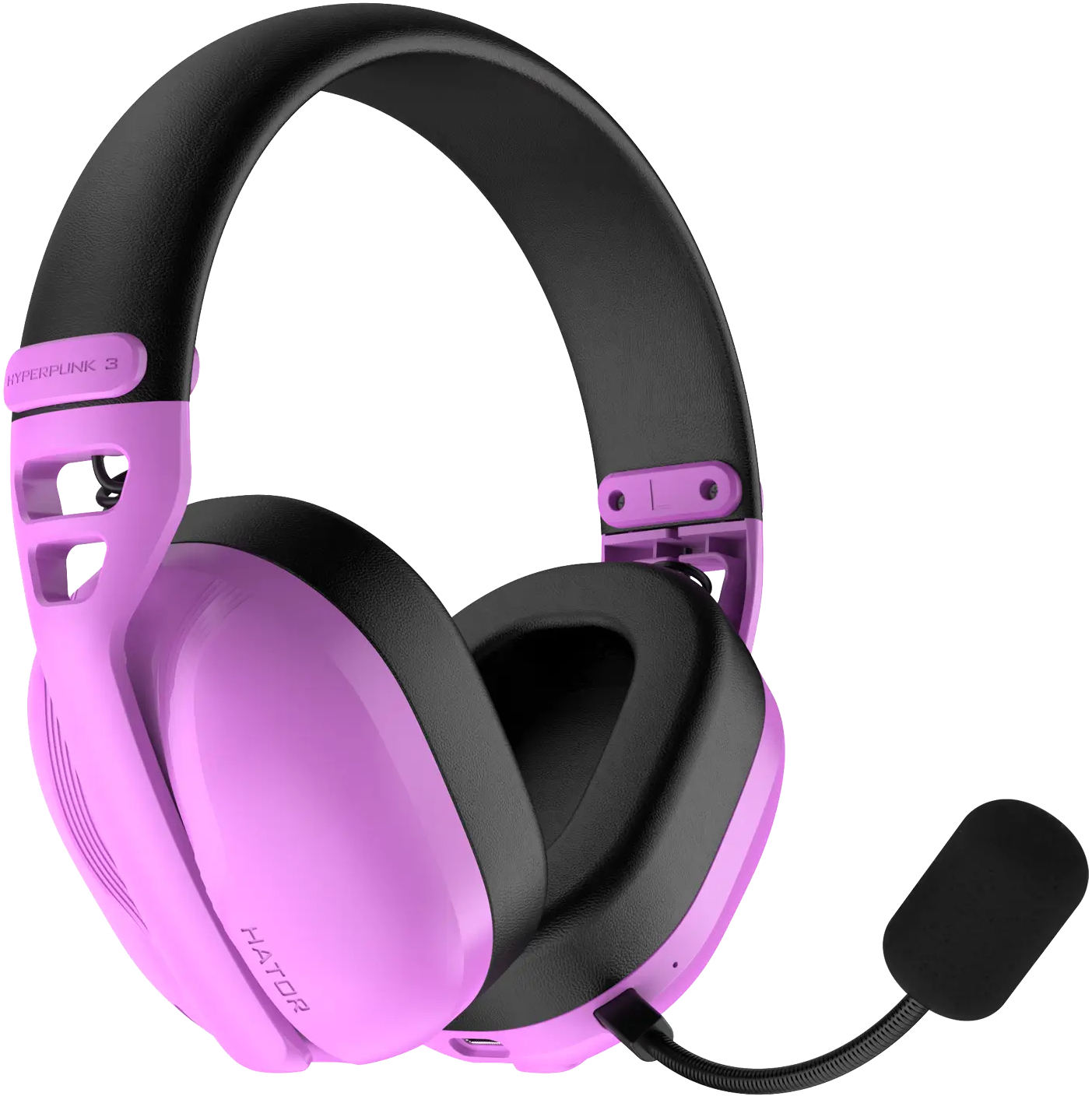 Ігрова гарнітура Hator Hyperpunk 3 Hi-Res Wireless Cyber Violet (ESH19) фото1