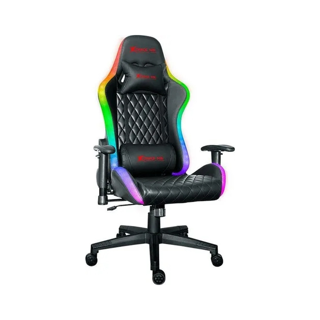 Крісло ігрове Xtrike ME Advanced GC-907 RGB Black/Red фото1