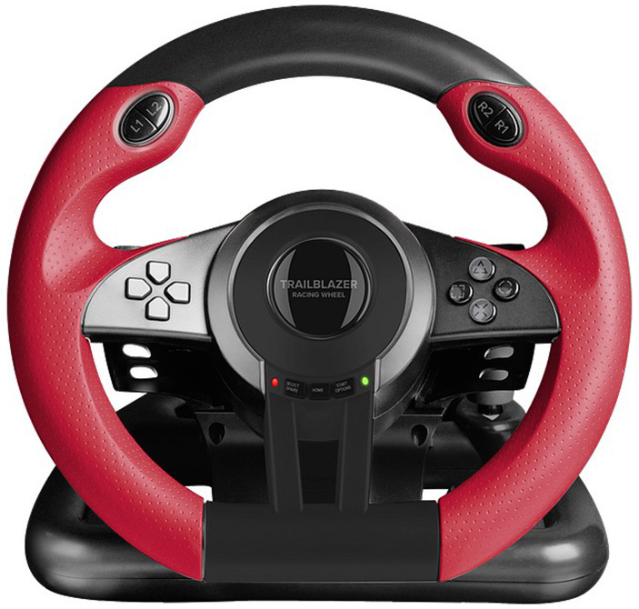 Руль Speedlink TRAILBLAZER Racing Wheel PC/Xbox One/PS3/PS4, Black/red (SL-450500-BK) фото1