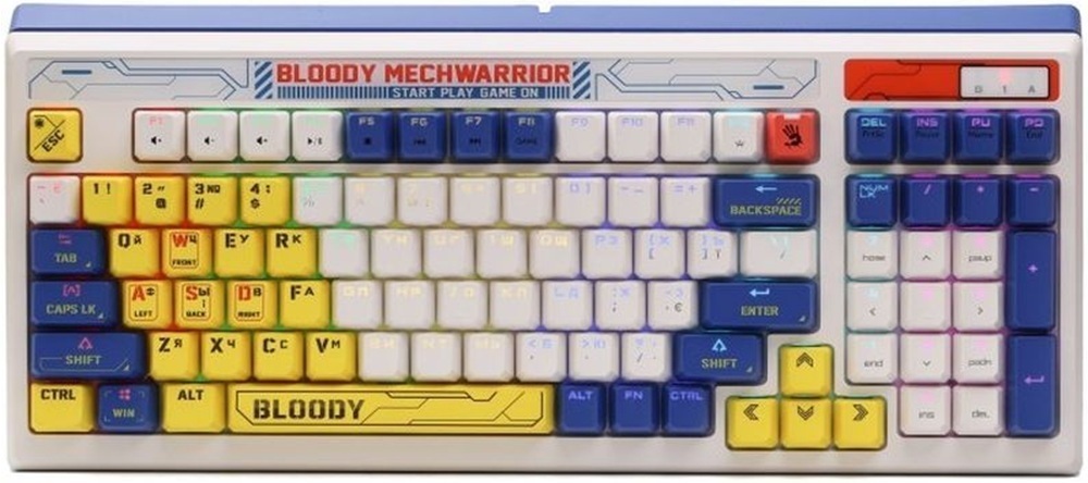 Игровая клавиатура A4Tech Bloody B950 RGB LK Libra USB Warrior Blue (4711421995382) фото1