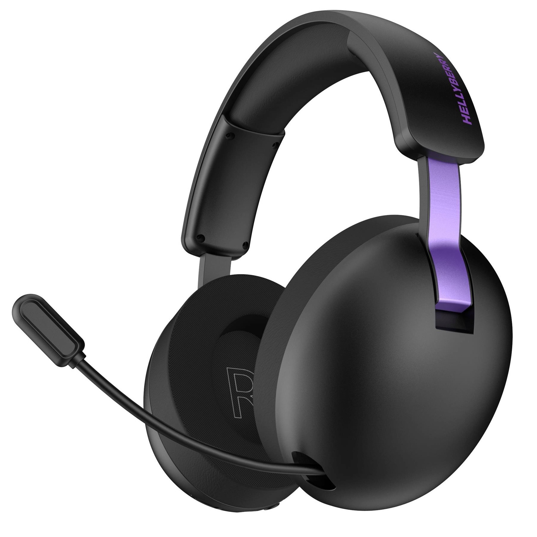 Игровая гарнитура Hator Hellyberry HH30 Wireless Black-Violet (HH30_wireless_BV) фото1