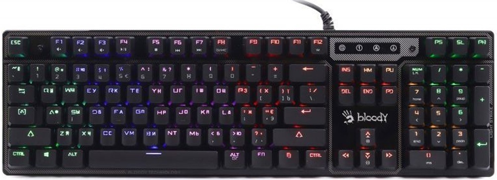 Игровая клавиатура A4Tech Bloody B750N USB Black (4711421966191) фото1