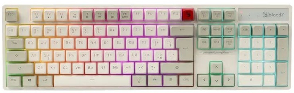 Игровая клавиатура A4Tech Bloody B230N USB UA White (4711421003131) фото1