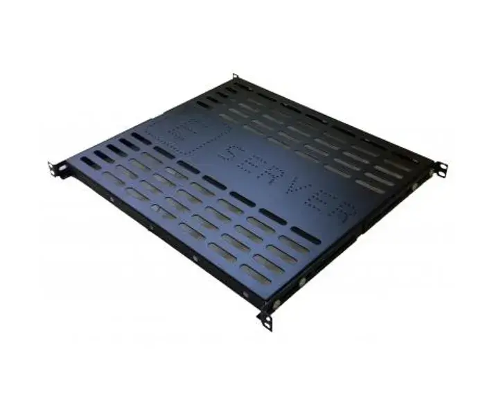 Полиця Eserver 19", 1U, глибина 500 мм, Black (PS-1U-500-B) фото1